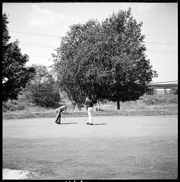 [175 Portraits and Snapshots: Ted Hilles and Gourlay Playing Golf at Old Lyme Country Club, Carrol Cooney Playing Bocce, Tennis Spectators, Croquet and Clambake at Blackpoint Country Club, Old Lyme, Connecticut], Walker Evans (American, St. Louis, Missouri 1903–1975 New Haven, Connecticut), Film negative