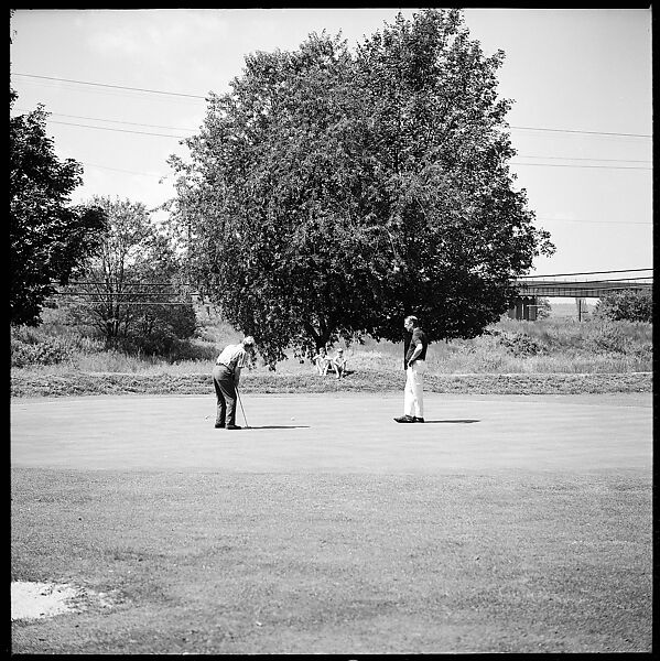 [175 Portraits and Snapshots: Ted Hilles and Gourlay Playing Golf at Old Lyme Country Club, Carrol Cooney Playing Bocce, Tennis Spectators, Croquet and Clambake at Blackpoint Country Club, Old Lyme, Connecticut], Walker Evans (American, St. Louis, Missouri 1903–1975 New Haven, Connecticut), Film negative