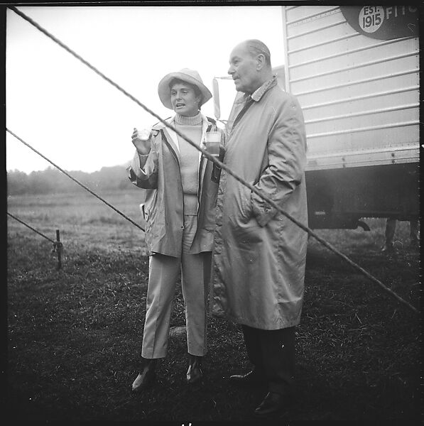 [175 Portraits and Snapshots: Ted Hilles and Gourlay Playing Golf at Old Lyme Country Club, Carrol Cooney Playing Bocce, Tennis Spectators, Croquet and Clambake at Blackpoint Country Club, Old Lyme, Connecticut], Walker Evans (American, St. Louis, Missouri 1903–1975 New Haven, Connecticut), Film negative
