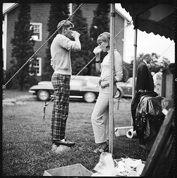 [175 Portraits and Snapshots: Ted Hilles and Gourlay Playing Golf at Old Lyme Country Club, Carrol Cooney Playing Bocce, Tennis Spectators, Croquet and Clambake at Blackpoint Country Club, Old Lyme, Connecticut], Walker Evans (American, St. Louis, Missouri 1903–1975 New Haven, Connecticut), Film negative