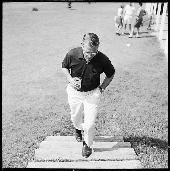 [175 Portraits and Snapshots: Ted Hilles and Gourlay Playing Golf at Old Lyme Country Club, Carrol Cooney Playing Bocce, Tennis Spectators, Croquet and Clambake at Blackpoint Country Club, Old Lyme, Connecticut], Walker Evans (American, St. Louis, Missouri 1903–1975 New Haven, Connecticut), Film negative