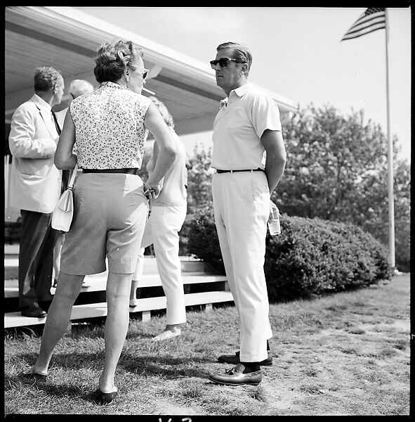 [175 Portraits and Snapshots: Ted Hilles and Gourlay Playing Golf at Old Lyme Country Club, Carrol Cooney Playing Bocce, Tennis Spectators, Croquet and Clambake at Blackpoint Country Club, Old Lyme, Connecticut], Walker Evans (American, St. Louis, Missouri 1903–1975 New Haven, Connecticut), Film negative