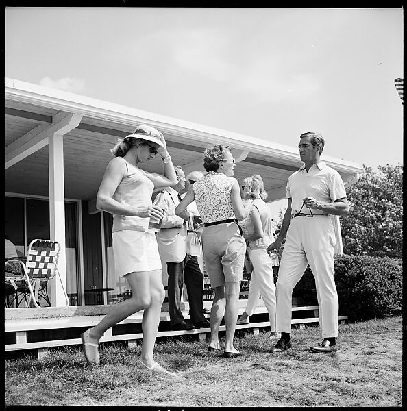 [175 Portraits and Snapshots: Ted Hilles and Gourlay Playing Golf at Old Lyme Country Club, Carrol Cooney Playing Bocce, Tennis Spectators, Croquet and Clambake at Blackpoint Country Club, Old Lyme, Connecticut], Walker Evans (American, St. Louis, Missouri 1903–1975 New Haven, Connecticut), Film negative