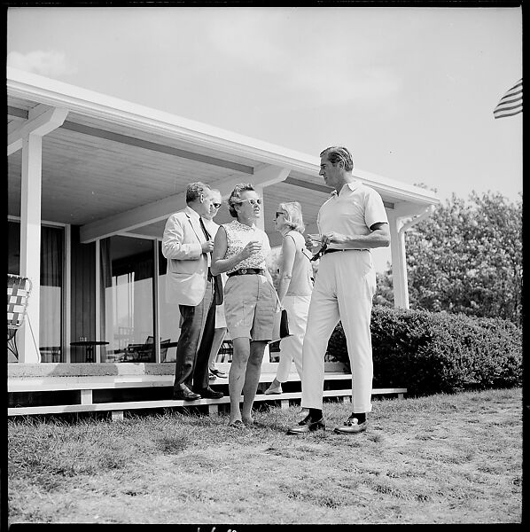 [175 Portraits and Snapshots: Ted Hilles and Gourlay Playing Golf at Old Lyme Country Club, Carrol Cooney Playing Bocce, Tennis Spectators, Croquet and Clambake at Blackpoint Country Club, Old Lyme, Connecticut], Walker Evans (American, St. Louis, Missouri 1903–1975 New Haven, Connecticut), Film negative