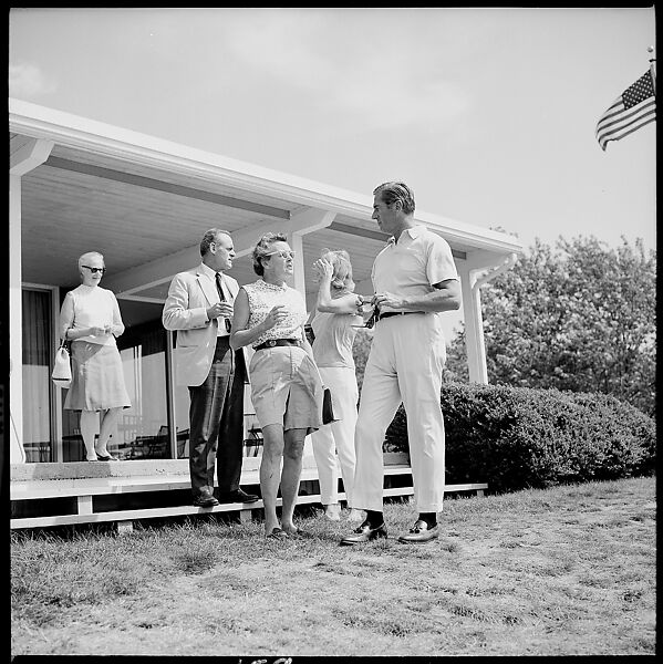 [175 Portraits and Snapshots: Ted Hilles and Gourlay Playing Golf at Old Lyme Country Club, Carrol Cooney Playing Bocce, Tennis Spectators, Croquet and Clambake at Blackpoint Country Club, Old Lyme, Connecticut], Walker Evans (American, St. Louis, Missouri 1903–1975 New Haven, Connecticut), Film negative