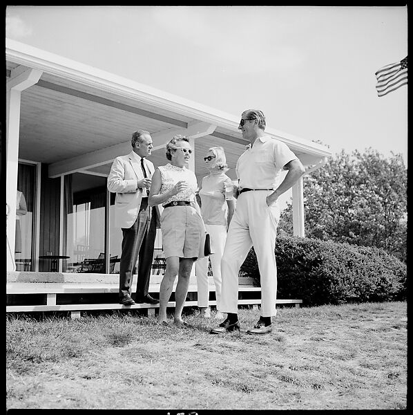 [175 Portraits and Snapshots: Ted Hilles and Gourlay Playing Golf at Old Lyme Country Club, Carrol Cooney Playing Bocce, Tennis Spectators, Croquet and Clambake at Blackpoint Country Club, Old Lyme, Connecticut], Walker Evans (American, St. Louis, Missouri 1903–1975 New Haven, Connecticut), Film negative