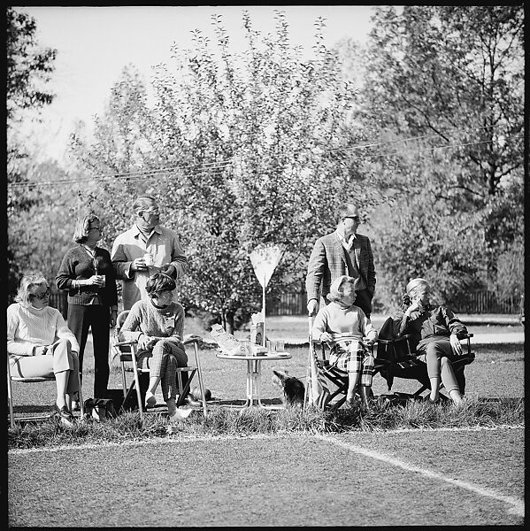 [89 Portraits and Snapshots: Carrol Cooney and Bocce Tournament Spectators, Turtle at Old Lyme Country Club, Old Lyme, Connecticut], Walker Evans (American, St. Louis, Missouri 1903–1975 New Haven, Connecticut), Film negative