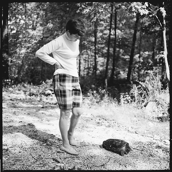 [89 Portraits and Snapshots: Carrol Cooney and Bocce Tournament Spectators, Turtle at Old Lyme Country Club, Old Lyme, Connecticut], Walker Evans (American, St. Louis, Missouri 1903–1975 New Haven, Connecticut), Film negative