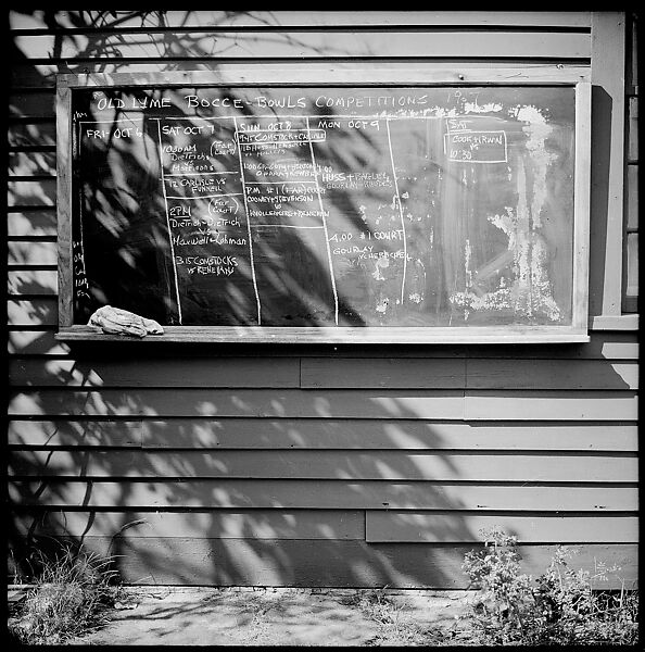 [89 Portraits and Snapshots: Carrol Cooney and Bocce Tournament Spectators, Turtle at Old Lyme Country Club, Old Lyme, Connecticut], Walker Evans (American, St. Louis, Missouri 1903–1975 New Haven, Connecticut), Film negative