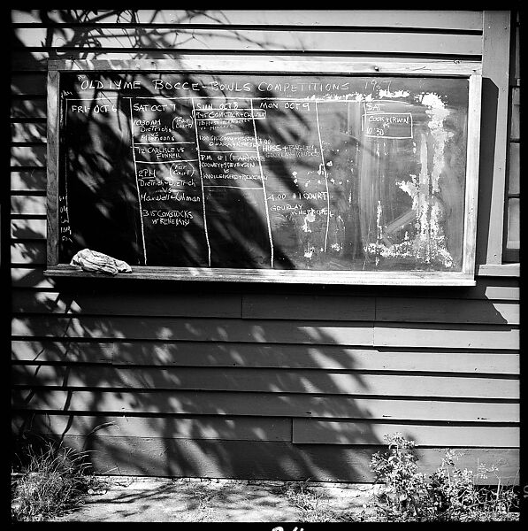 [89 Portraits and Snapshots: Carrol Cooney and Bocce Tournament Spectators, Turtle at Old Lyme Country Club, Old Lyme, Connecticut], Walker Evans (American, St. Louis, Missouri 1903–1975 New Haven, Connecticut), Film negative