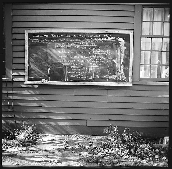 [89 Portraits and Snapshots: Carrol Cooney and Bocce Tournament Spectators, Turtle at Old Lyme Country Club, Old Lyme, Connecticut], Walker Evans (American, St. Louis, Missouri 1903–1975 New Haven, Connecticut), Film negative