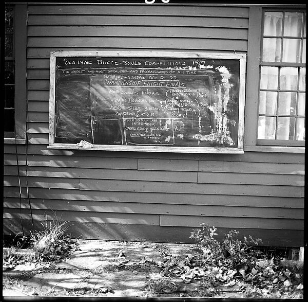[89 Portraits and Snapshots: Carrol Cooney and Bocce Tournament Spectators, Turtle at Old Lyme Country Club, Old Lyme, Connecticut], Walker Evans (American, St. Louis, Missouri 1903–1975 New Haven, Connecticut), Film negative