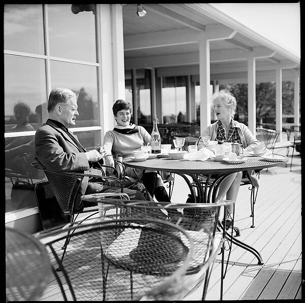 [89 Portraits and Snapshots: Carrol Cooney and Bocce Tournament Spectators, Turtle at Old Lyme Country Club, Old Lyme, Connecticut], Walker Evans (American, St. Louis, Missouri 1903–1975 New Haven, Connecticut), Film negative