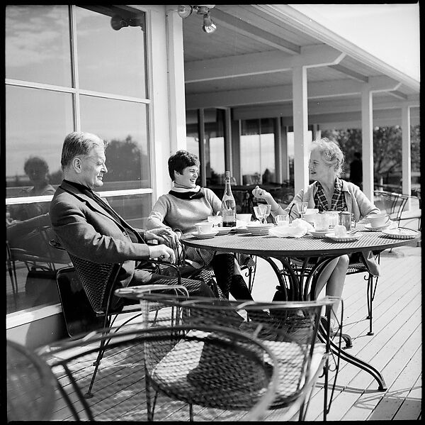 [89 Portraits and Snapshots: Carrol Cooney and Bocce Tournament Spectators, Turtle at Old Lyme Country Club, Old Lyme, Connecticut], Walker Evans (American, St. Louis, Missouri 1903–1975 New Haven, Connecticut), Film negative