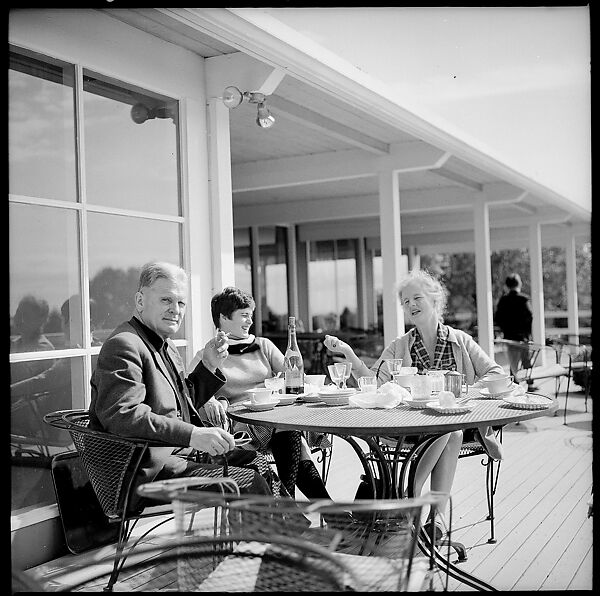 [89 Portraits and Snapshots: Carrol Cooney and Bocce Tournament Spectators, Turtle at Old Lyme Country Club, Old Lyme, Connecticut], Walker Evans (American, St. Louis, Missouri 1903–1975 New Haven, Connecticut), Film negative