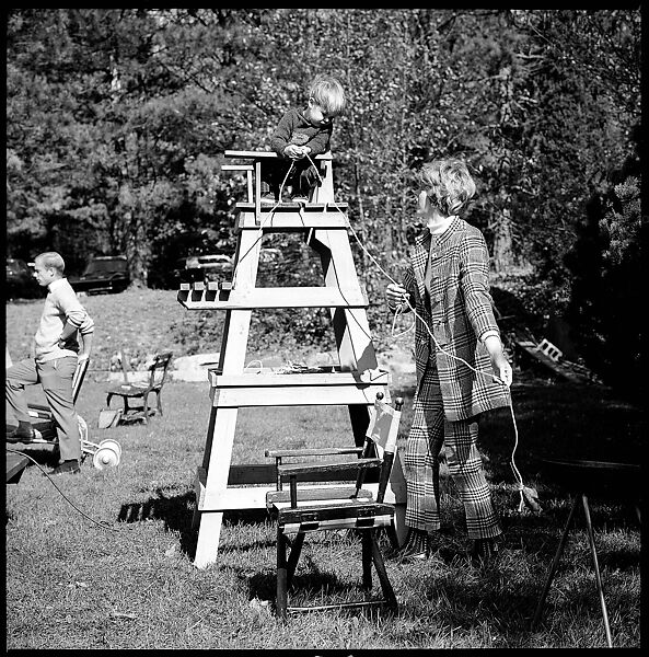 [89 Portraits and Snapshots: Carrol Cooney and Bocce Tournament Spectators, Turtle at Old Lyme Country Club, Old Lyme, Connecticut], Walker Evans (American, St. Louis, Missouri 1903–1975 New Haven, Connecticut), Film negative
