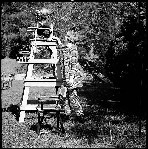 [89 Portraits and Snapshots: Carrol Cooney and Bocce Tournament Spectators, Turtle at Old Lyme Country Club, Old Lyme, Connecticut], Walker Evans (American, St. Louis, Missouri 1903–1975 New Haven, Connecticut), Film negative