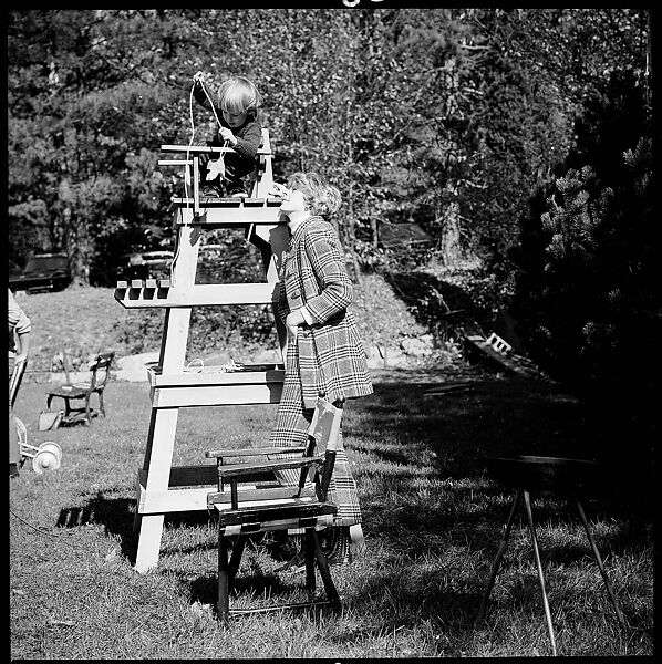 [89 Portraits and Snapshots: Carrol Cooney and Bocce Tournament Spectators, Turtle at Old Lyme Country Club, Old Lyme, Connecticut], Walker Evans (American, St. Louis, Missouri 1903–1975 New Haven, Connecticut), Film negative