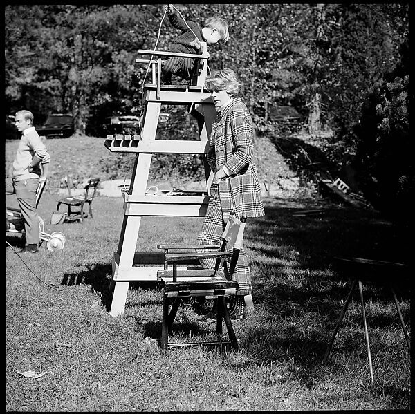 [89 Portraits and Snapshots: Carrol Cooney and Bocce Tournament Spectators, Turtle at Old Lyme Country Club, Old Lyme, Connecticut], Walker Evans (American, St. Louis, Missouri 1903–1975 New Haven, Connecticut), Film negative
