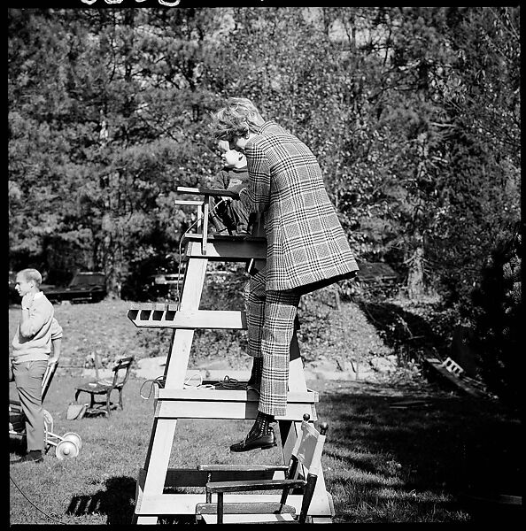 [89 Portraits and Snapshots: Carrol Cooney and Bocce Tournament Spectators, Turtle at Old Lyme Country Club, Old Lyme, Connecticut], Walker Evans (American, St. Louis, Missouri 1903–1975 New Haven, Connecticut), Film negative