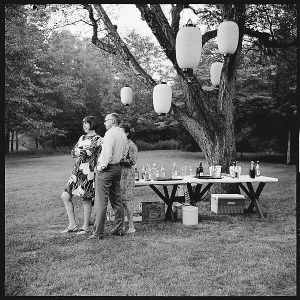 [36 Portraits and Studies: "Lohman" Outdoor Cocktail Party, Connecticut], Walker Evans (American, St. Louis, Missouri 1903–1975 New Haven, Connecticut), Film negative
