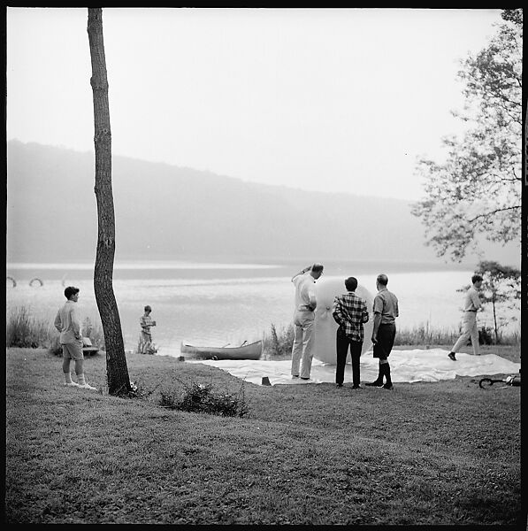 [36 Portraits and Studies: "Lohman" Outdoor Cocktail Party, Connecticut], Walker Evans (American, St. Louis, Missouri 1903–1975 New Haven, Connecticut), Film negative