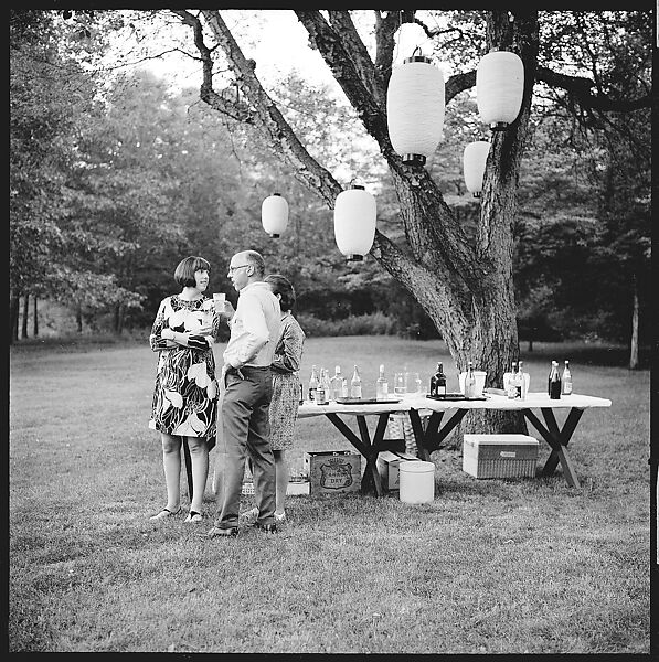 [36 Portraits and Studies: "Lohman" Outdoor Cocktail Party, Connecticut], Walker Evans (American, St. Louis, Missouri 1903–1975 New Haven, Connecticut), Film negative