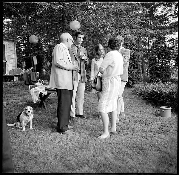 [36 Portraits and Studies: "Lohman" Outdoor Cocktail Party, Connecticut], Walker Evans (American, St. Louis, Missouri 1903–1975 New Haven, Connecticut), Film negative