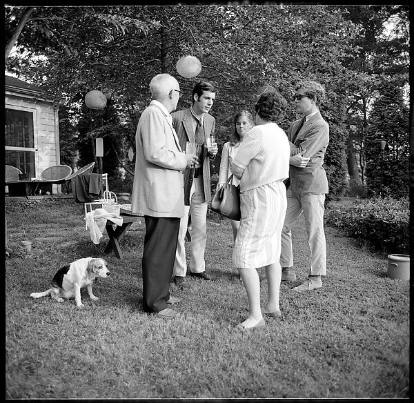 [36 Portraits and Studies: "Lohman" Outdoor Cocktail Party, Connecticut], Walker Evans (American, St. Louis, Missouri 1903–1975 New Haven, Connecticut), Film negative