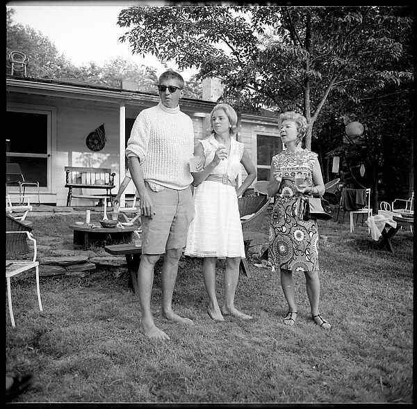[36 Portraits and Studies: "Lohman" Outdoor Cocktail Party, Connecticut], Walker Evans (American, St. Louis, Missouri 1903–1975 New Haven, Connecticut), Film negative