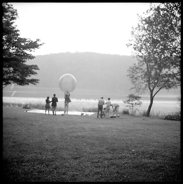 [36 Portraits and Studies: "Lohman" Outdoor Cocktail Party, Connecticut], Walker Evans (American, St. Louis, Missouri 1903–1975 New Haven, Connecticut), Film negative