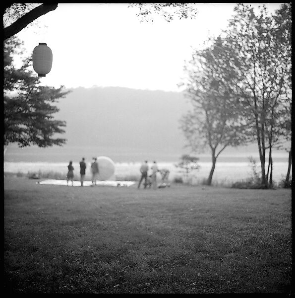 [36 Portraits and Studies: "Lohman" Outdoor Cocktail Party, Connecticut], Walker Evans (American, St. Louis, Missouri 1903–1975 New Haven, Connecticut), Film negative