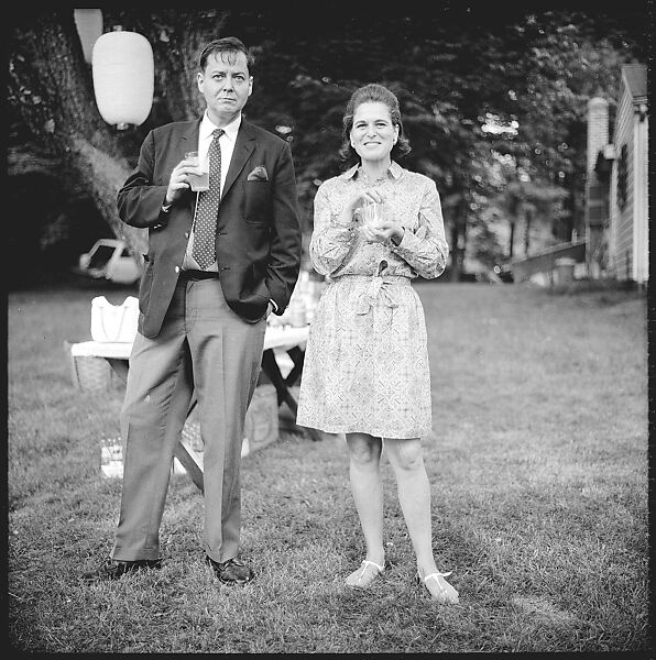 [36 Portraits and Studies: "Lohman" Outdoor Cocktail Party, Connecticut], Walker Evans (American, St. Louis, Missouri 1903–1975 New Haven, Connecticut), Film negative