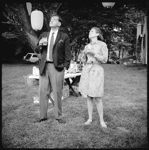 [36 Portraits and Studies: "Lohman" Outdoor Cocktail Party, Connecticut], Walker Evans (American, St. Louis, Missouri 1903–1975 New Haven, Connecticut), Film negative