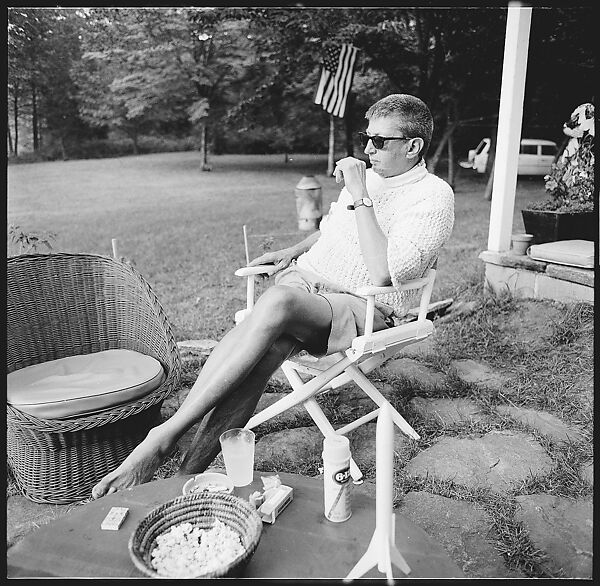 [12 Portraits of Carrol Cooney Seated on Patio, Connecticut], Walker Evans (American, St. Louis, Missouri 1903–1975 New Haven, Connecticut), Film negative 