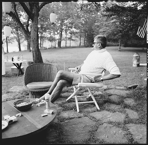 [12 Portraits of Carrol Cooney Seated on Patio, Connecticut], Walker Evans (American, St. Louis, Missouri 1903–1975 New Haven, Connecticut), Film negative