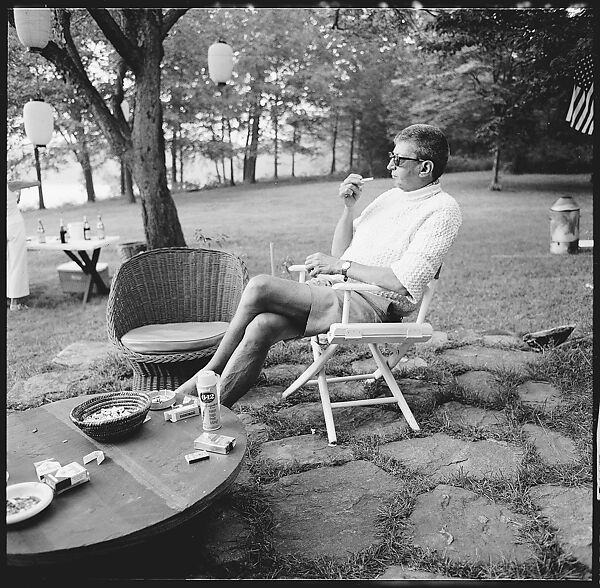 [12 Portraits of Carrol Cooney Seated on Patio, Connecticut], Walker Evans (American, St. Louis, Missouri 1903–1975 New Haven, Connecticut), Film negative