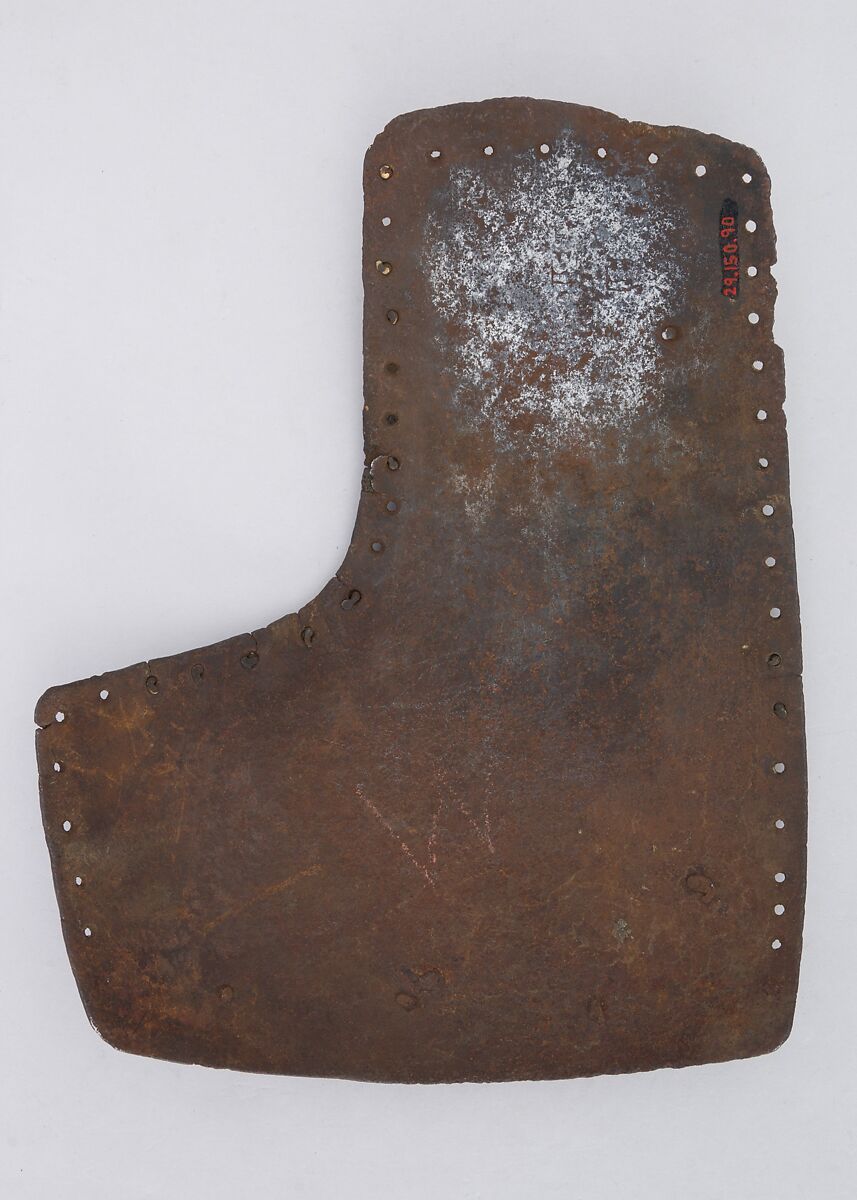 Brigandine Plate, Iron alloy, copper alloy, Italian
