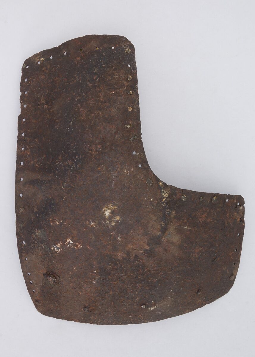 Brigandine Plate, Iron alloy, copper alloy, Italian 