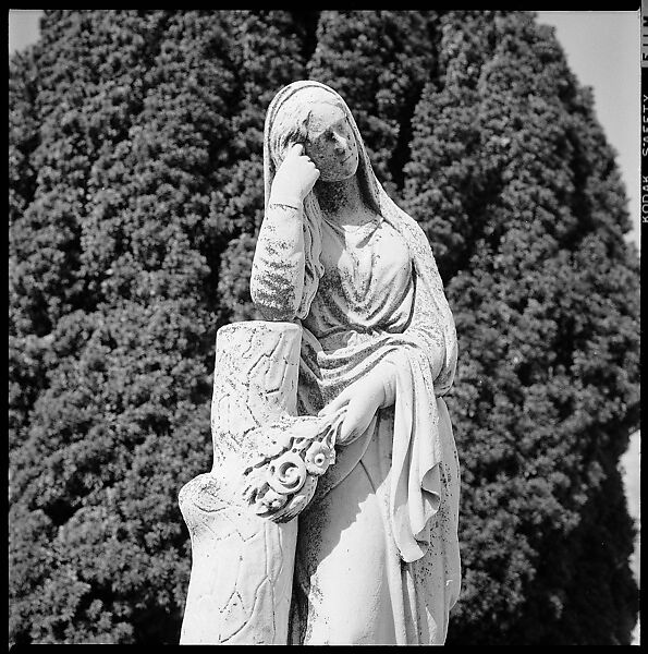 [103 Portraits, Views, and Studies: Jane Mayall, Victorian Seaside Architecture Possibly at Cape May, New Jersey, and Cemetery Scenes and Gravestone Studies], Walker Evans (American, St. Louis, Missouri 1903–1975 New Haven, Connecticut), Film negative
