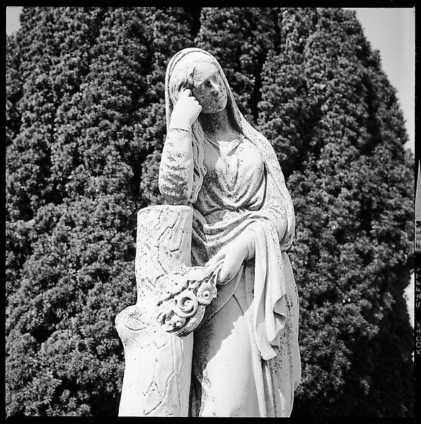 [103 Portraits, Views, and Studies: Jane Mayall, Victorian Seaside Architecture Possibly at Cape May, New Jersey, and Cemetery Scenes and Gravestone Studies], Walker Evans (American, St. Louis, Missouri 1903–1975 New Haven, Connecticut), Film negative