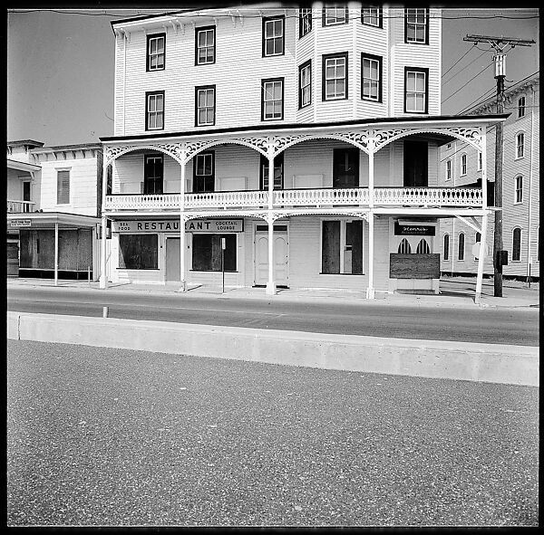 [103 Portraits, Views, and Studies: Jane Mayall, Victorian Seaside Architecture Possibly at Cape May, New Jersey, and Cemetery Scenes and Gravestone Studies], Walker Evans (American, St. Louis, Missouri 1903–1975 New Haven, Connecticut), Film negative