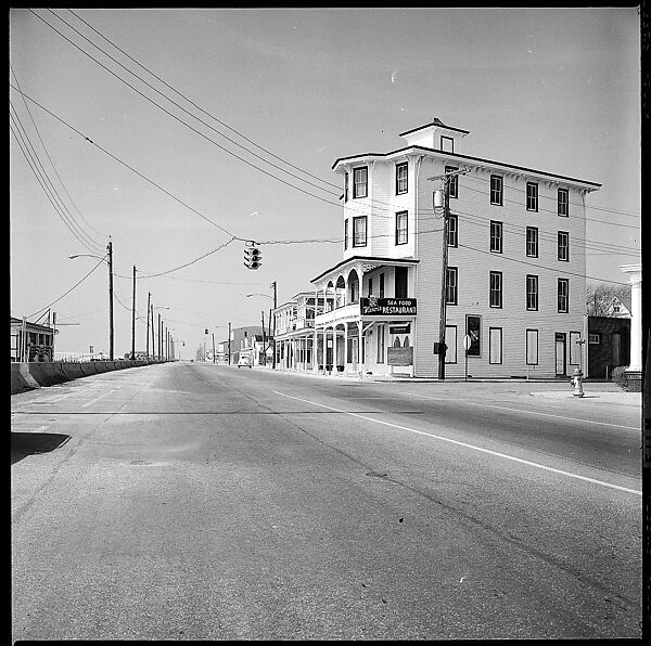 [103 Portraits, Views, and Studies: Jane Mayall, Victorian Seaside Architecture Possibly at Cape May, New Jersey, and Cemetery Scenes and Gravestone Studies], Walker Evans (American, St. Louis, Missouri 1903–1975 New Haven, Connecticut), Film negative