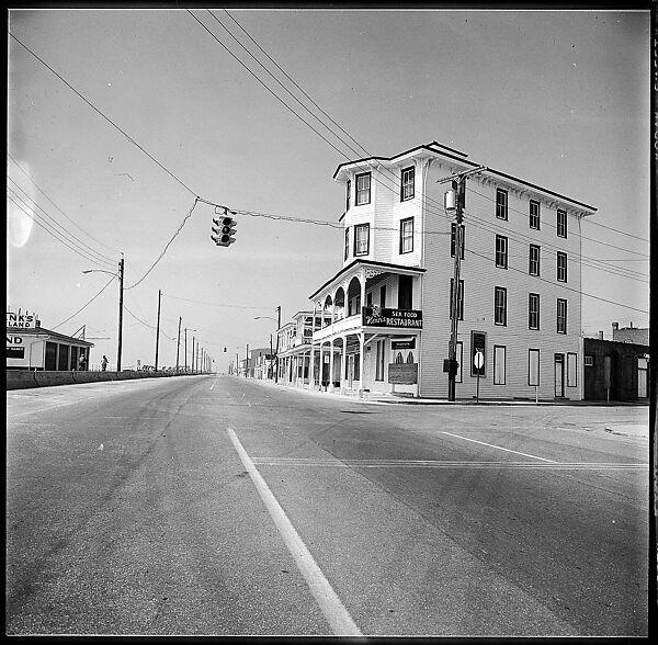 [103 Portraits, Views, and Studies: Jane Mayall, Victorian Seaside Architecture Possibly at Cape May, New Jersey, and Cemetery Scenes and Gravestone Studies], Walker Evans (American, St. Louis, Missouri 1903–1975 New Haven, Connecticut), Film negative