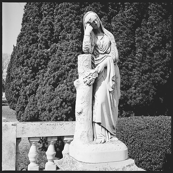 [103 Portraits, Views, and Studies: Jane Mayall, Victorian Seaside Architecture Possibly at Cape May, New Jersey, and Cemetery Scenes and Gravestone Studies], Walker Evans (American, St. Louis, Missouri 1903–1975 New Haven, Connecticut), Film negative