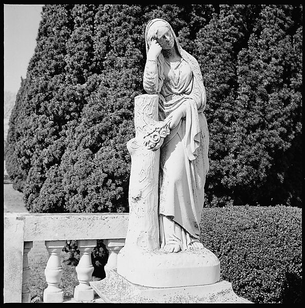 [103 Portraits, Views, and Studies: Jane Mayall, Victorian Seaside Architecture Possibly at Cape May, New Jersey, and Cemetery Scenes and Gravestone Studies], Walker Evans (American, St. Louis, Missouri 1903–1975 New Haven, Connecticut), Film negative