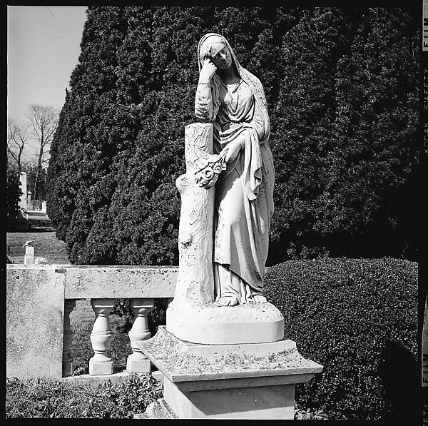 [103 Portraits, Views, and Studies: Jane Mayall, Victorian Seaside Architecture Possibly at Cape May, New Jersey, and Cemetery Scenes and Gravestone Studies], Walker Evans (American, St. Louis, Missouri 1903–1975 New Haven, Connecticut), Film negative
