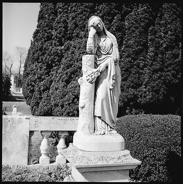[103 Portraits, Views, and Studies: Jane Mayall, Victorian Seaside Architecture Possibly at Cape May, New Jersey, and Cemetery Scenes and Gravestone Studies], Walker Evans (American, St. Louis, Missouri 1903–1975 New Haven, Connecticut), Film negative