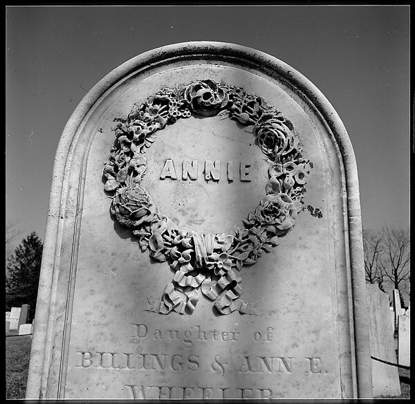 [103 Portraits, Views, and Studies: Jane Mayall, Victorian Seaside Architecture Possibly at Cape May, New Jersey, and Cemetery Scenes and Gravestone Studies], Walker Evans (American, St. Louis, Missouri 1903–1975 New Haven, Connecticut), Film negative