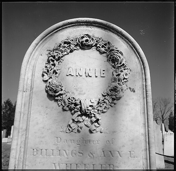 [103 Portraits, Views, and Studies: Jane Mayall, Victorian Seaside Architecture Possibly at Cape May, New Jersey, and Cemetery Scenes and Gravestone Studies], Walker Evans (American, St. Louis, Missouri 1903–1975 New Haven, Connecticut), Film negative